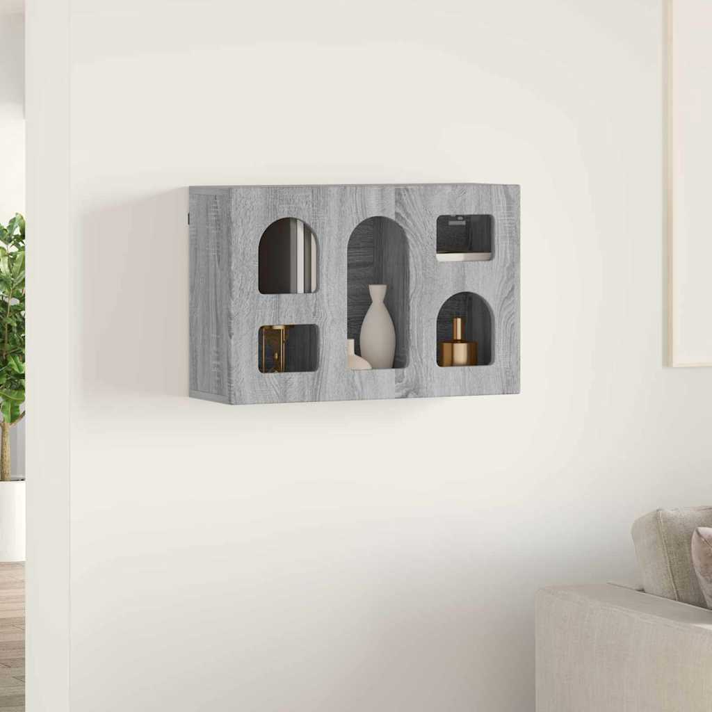 Dulap suspendat Gri Sonoma 60 x 20 x 40 cm Lemn compozit GartenMobel Dekor
