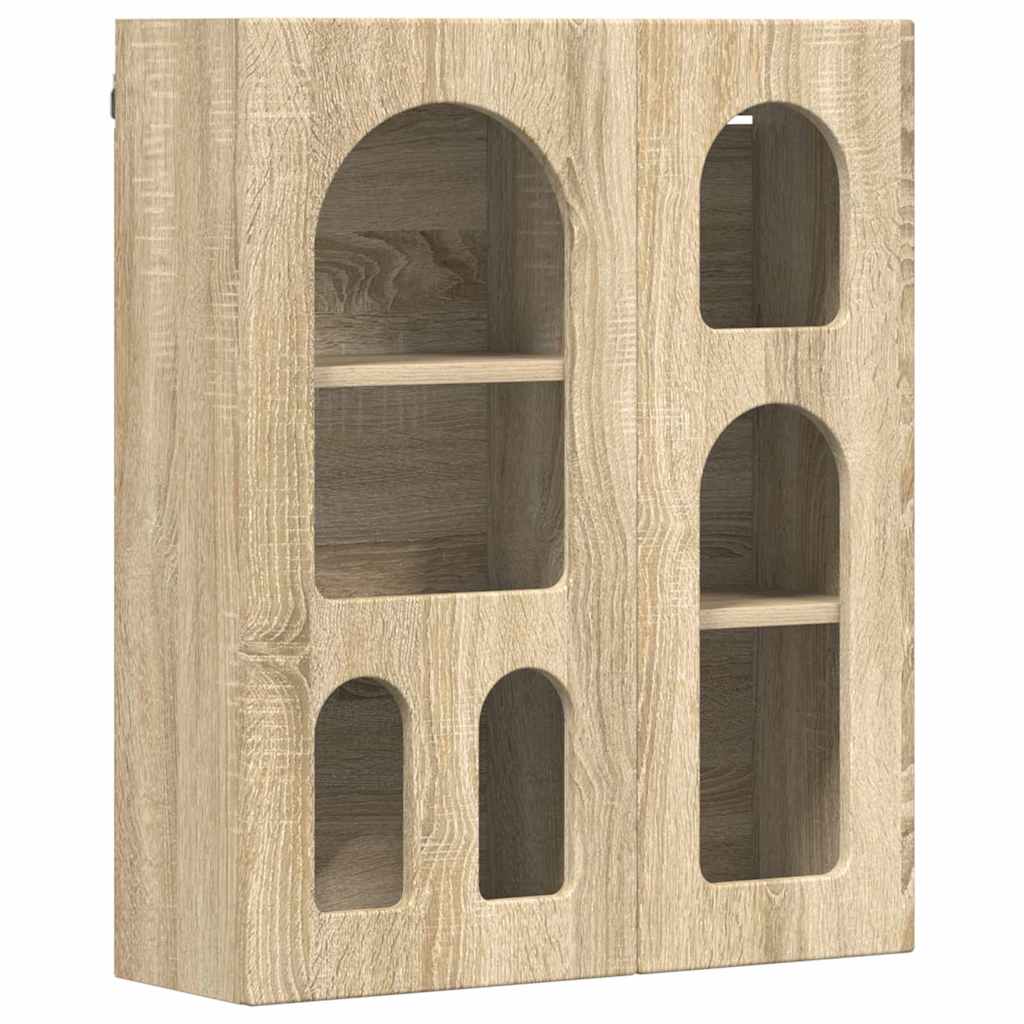 Dulap suspendat Stejar Sonoma 59 x 20 x 71.5 cm Lemn compozit GartenMobel Dekor