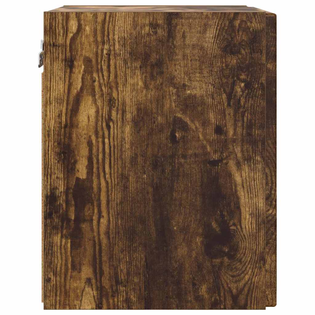 Dulap TV de perete Stejar fumuriu 30 x 31 x 40 cm Lemn compozit GartenMobel Dekor