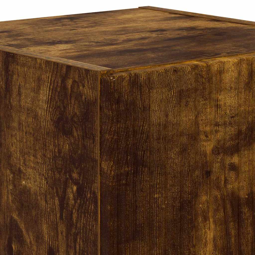 Dulap TV de perete Stejar fumuriu 30 x 31 x 40 cm Lemn compozit GartenMobel Dekor