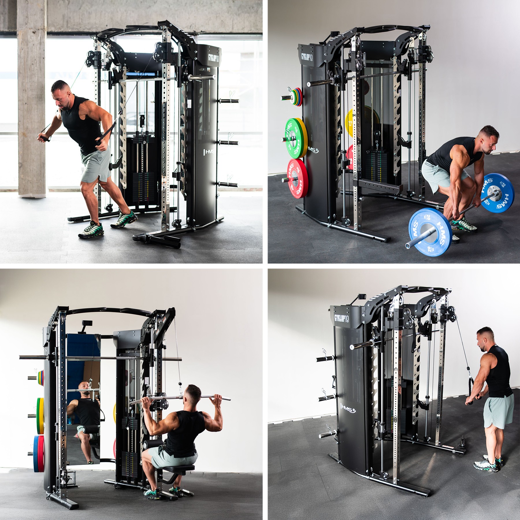 Aparat multifunctional Smith HMS CYKLOP 10 FitLine Training