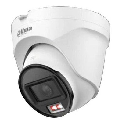 Camera IP turret seria ECO Dahua IPC-T1E49-A-IL-0280B-S2, 4MP, lentila 2.8mm, iluminare duala 30m, Poe, microfon, slot card, IP67 SafetyGuard Surveillance