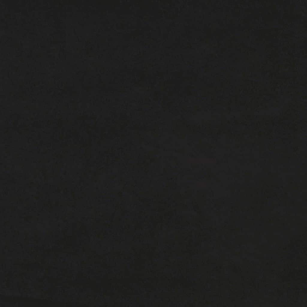 Pat cu arcuri fără saltea negru 160x220 cm catifea GartenMobel Dekor