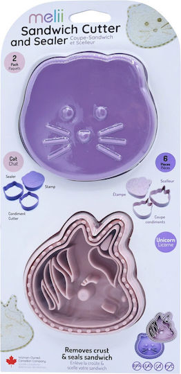 3 IN 1 FORME ANIMALE PENTRU SANDWICH, MELII, UNICORN SI PISICA SuperHeroes ToysZone
