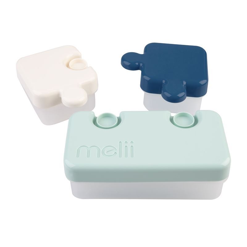 RECIPIENT HRANA BEBE MODEL PUZZLE, MELII LUXE, BLEUMARIN IVOIRE MENTA SuperHeroes ToysZone