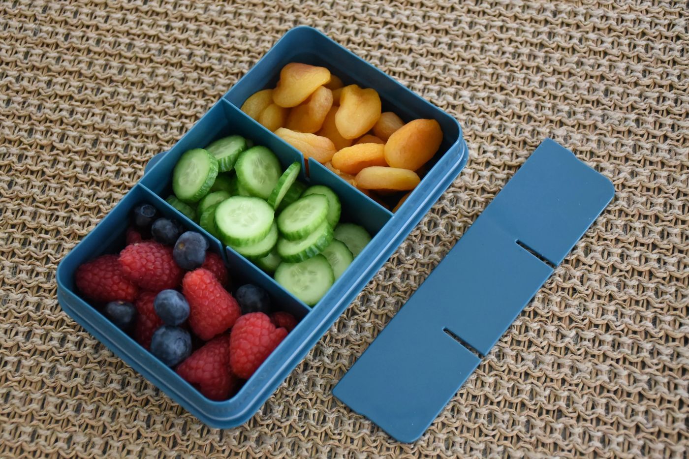 CUTIE SNACK 6 COMPARTIMENTE, MELII LUXE, BLUE SuperHeroes ToysZone