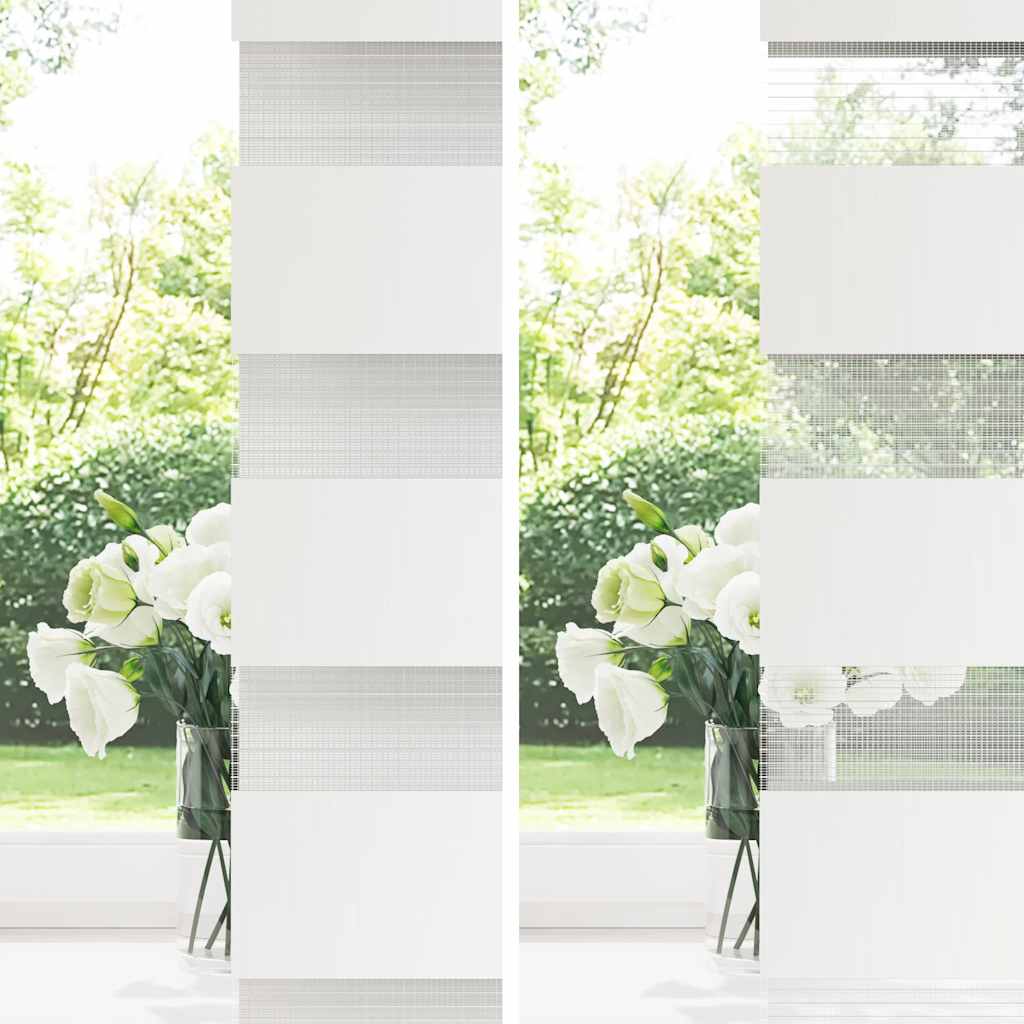 Jaluzea tip zebra maro lățime țesătură 75,9 cm poliester GartenMobel Dekor