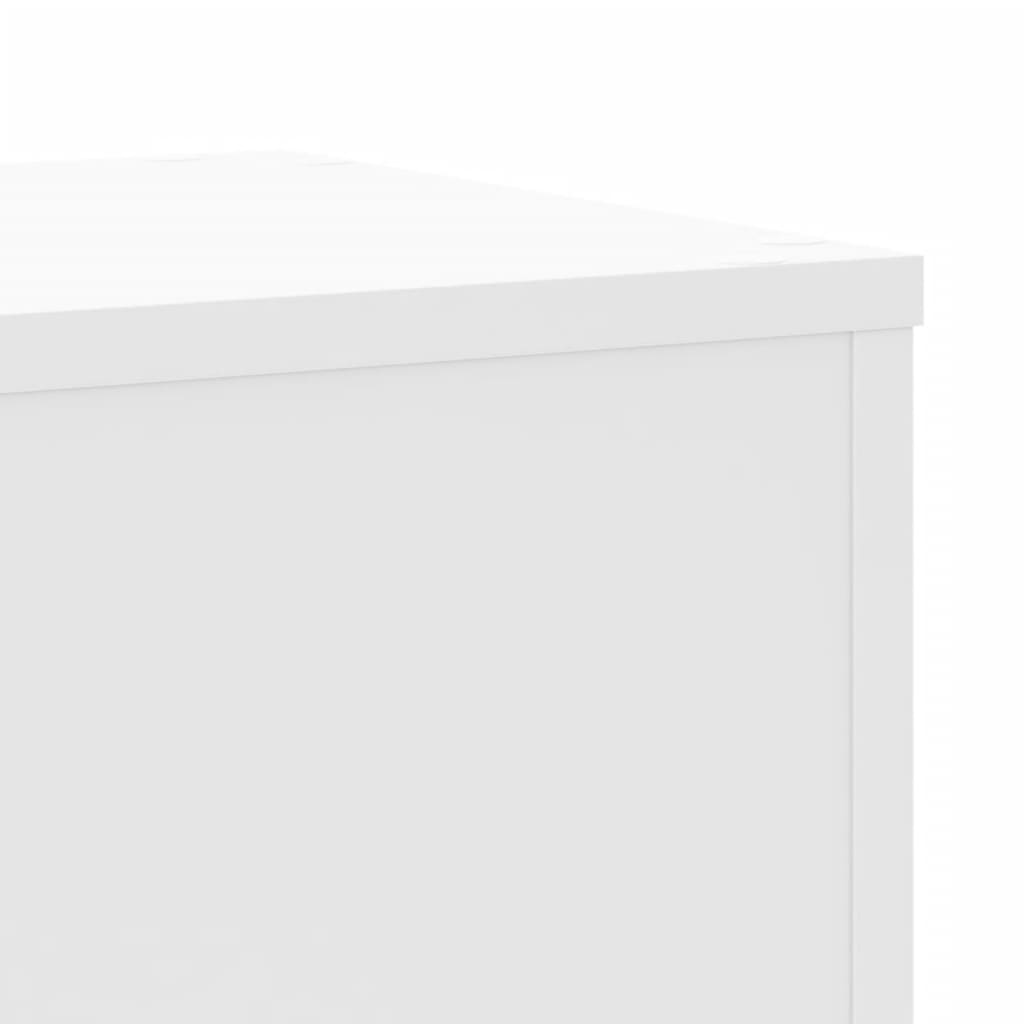 Suporturi de plante, 2 buc., alb, 30x30x50 cm, lemn prelucrat GartenMobel Dekor