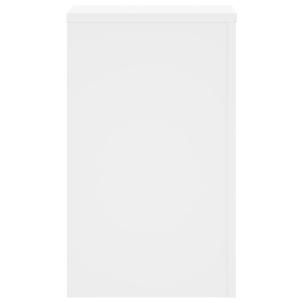 Suporturi de plante, 2 buc., alb, 30x30x50 cm, lemn prelucrat GartenMobel Dekor