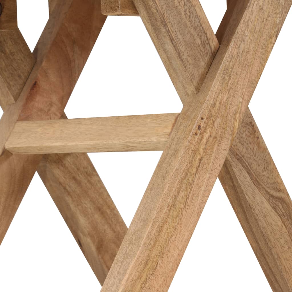 Masă laterală din lemn masiv de mango, 65 x 40 x 76 cm GartenMobel Dekor