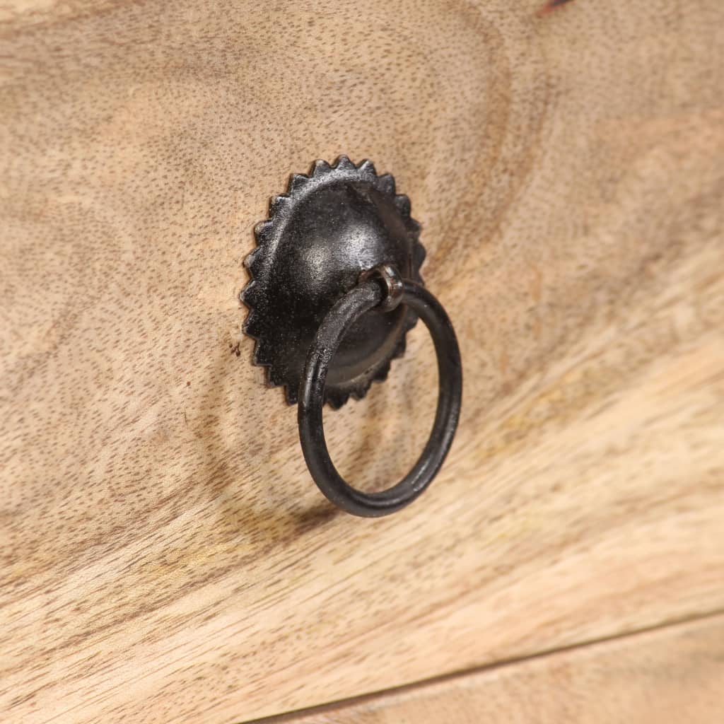 Masă laterală din lemn masiv de mango, 65 x 40 x 76 cm GartenMobel Dekor