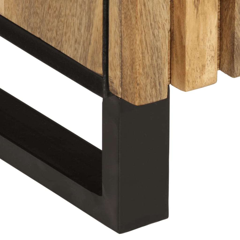 Dulap, 38x34x160 cm, lemn masiv de mango brut GartenMobel Dekor