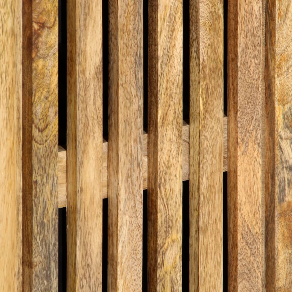 Dulap, 90x34x75 cm, lemn masiv de mango brut GartenMobel Dekor