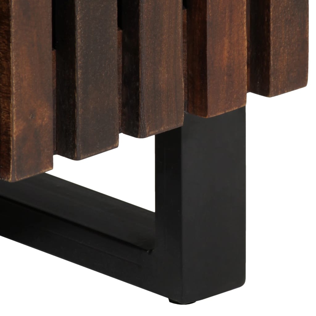 Dulap, maro, 38x34x160 cm, lemn masiv de mango GartenMobel Dekor