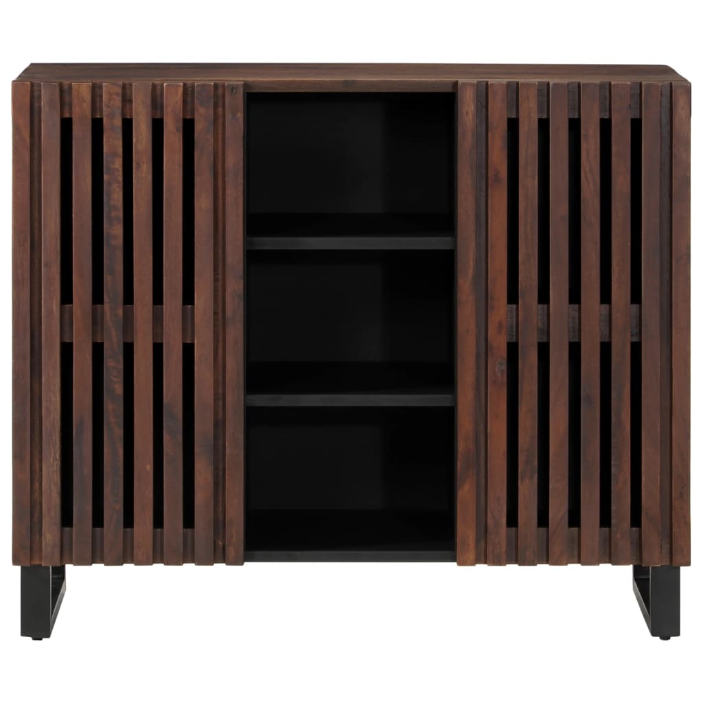 Dulap, maro, 90x34x75 cm, lemn masiv de mango GartenMobel Dekor