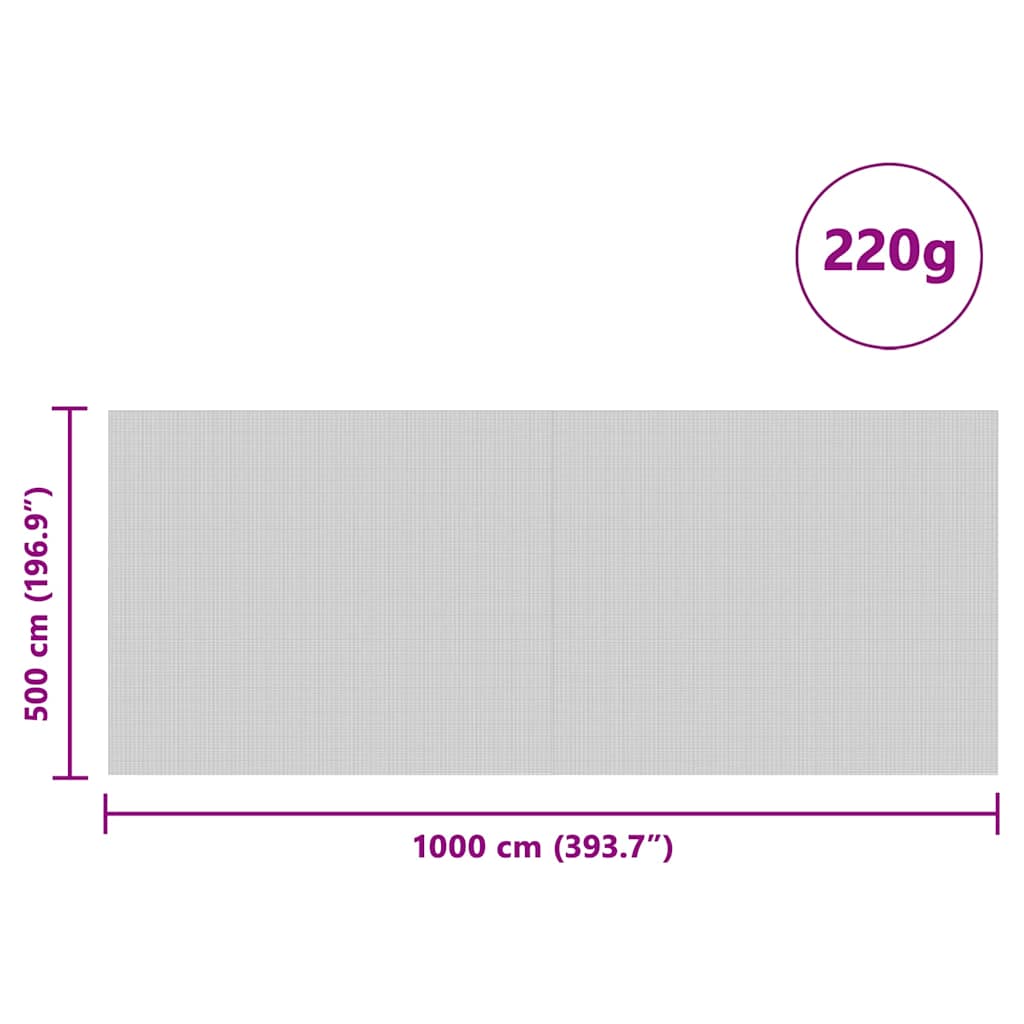 Prelată pentru siloz Verde 10 x 5 m HDPE GartenMobel Dekor