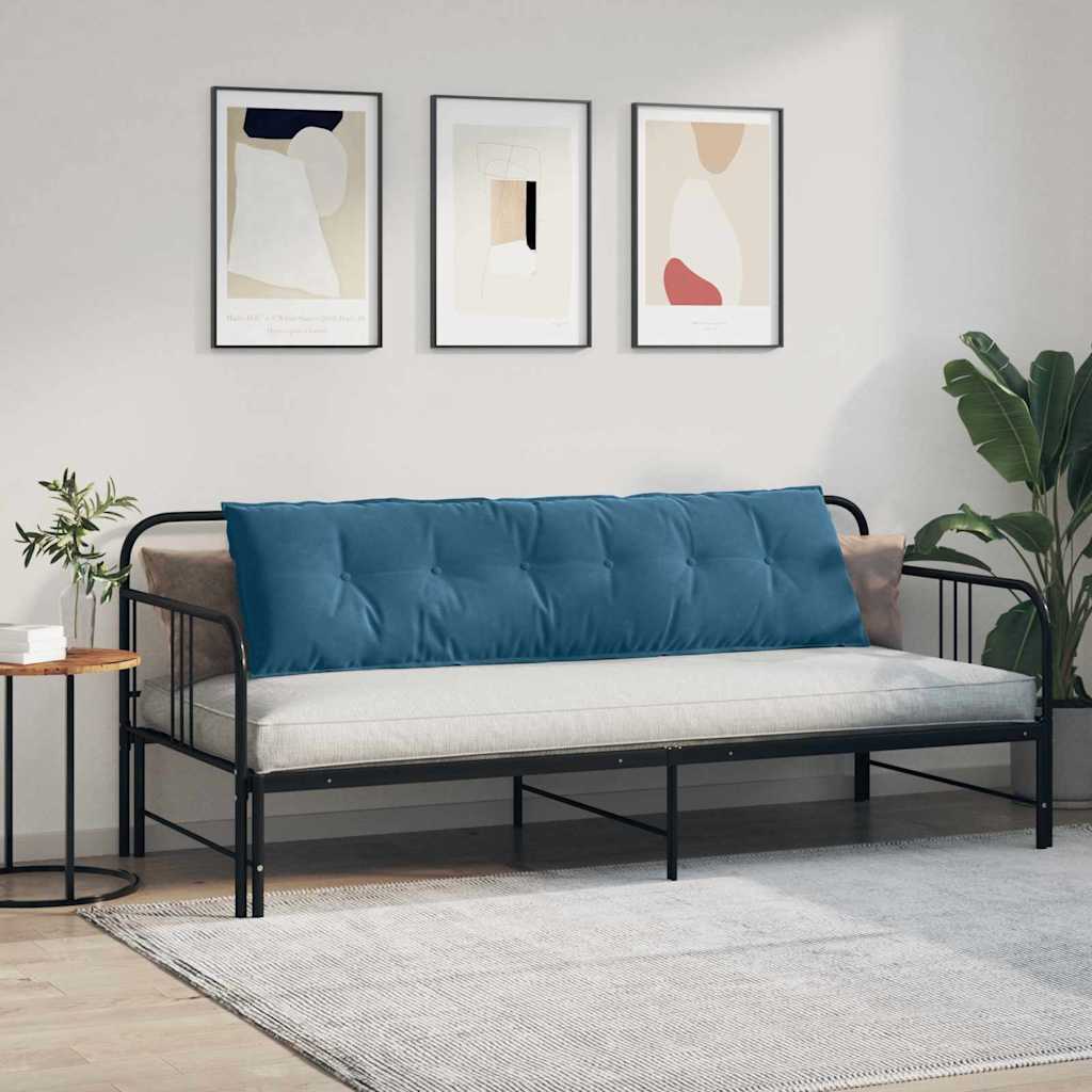 Perna pentru spate albastru 180 x 50 cm Țesătură din corduroy GartenMobel Dekor