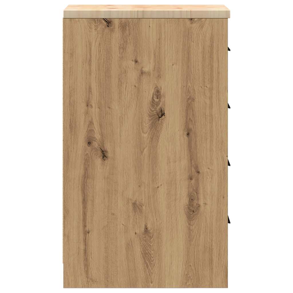 Dulap de depozitare pentru garaj Artisan Stejar 30x51x85 cm GartenMobel Dekor