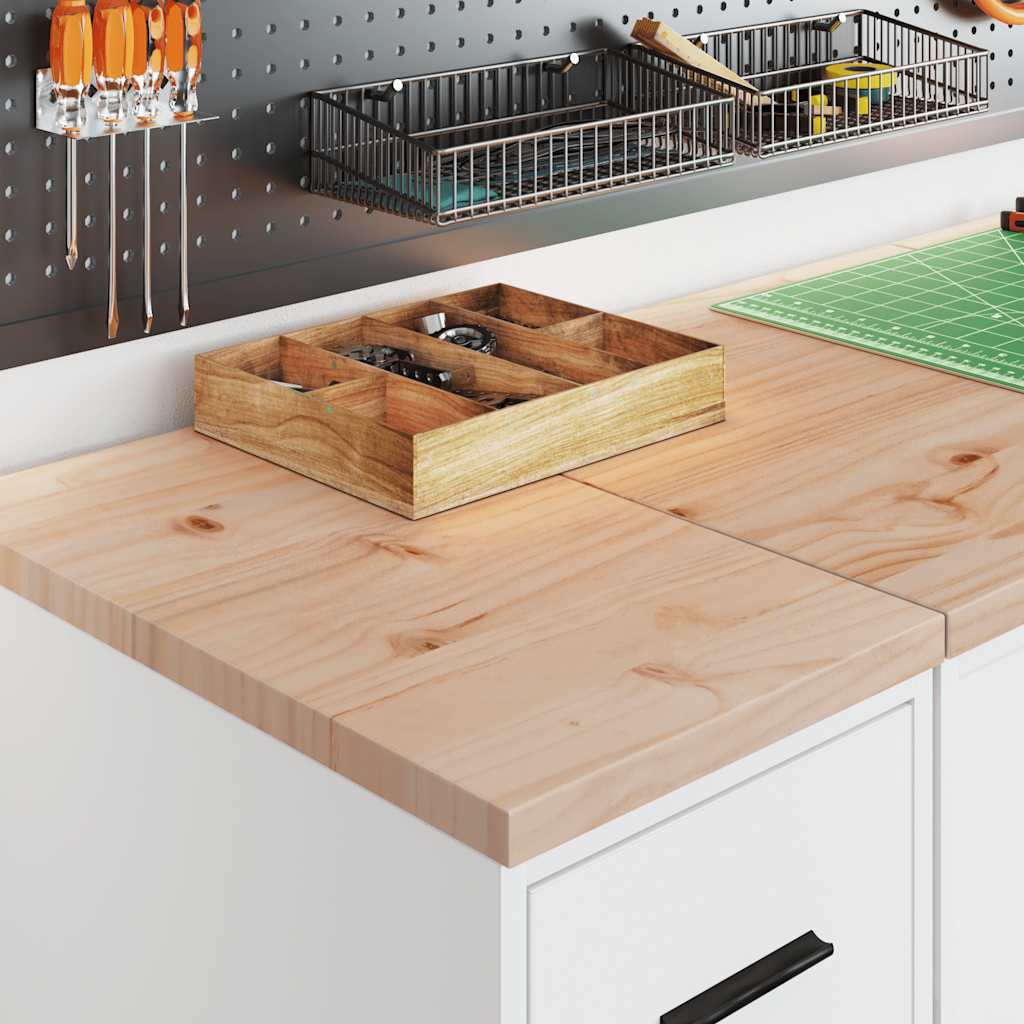 Dulap depozitare garaj alb 30x51x85 cm lemn masiv de pin GartenMobel Dekor