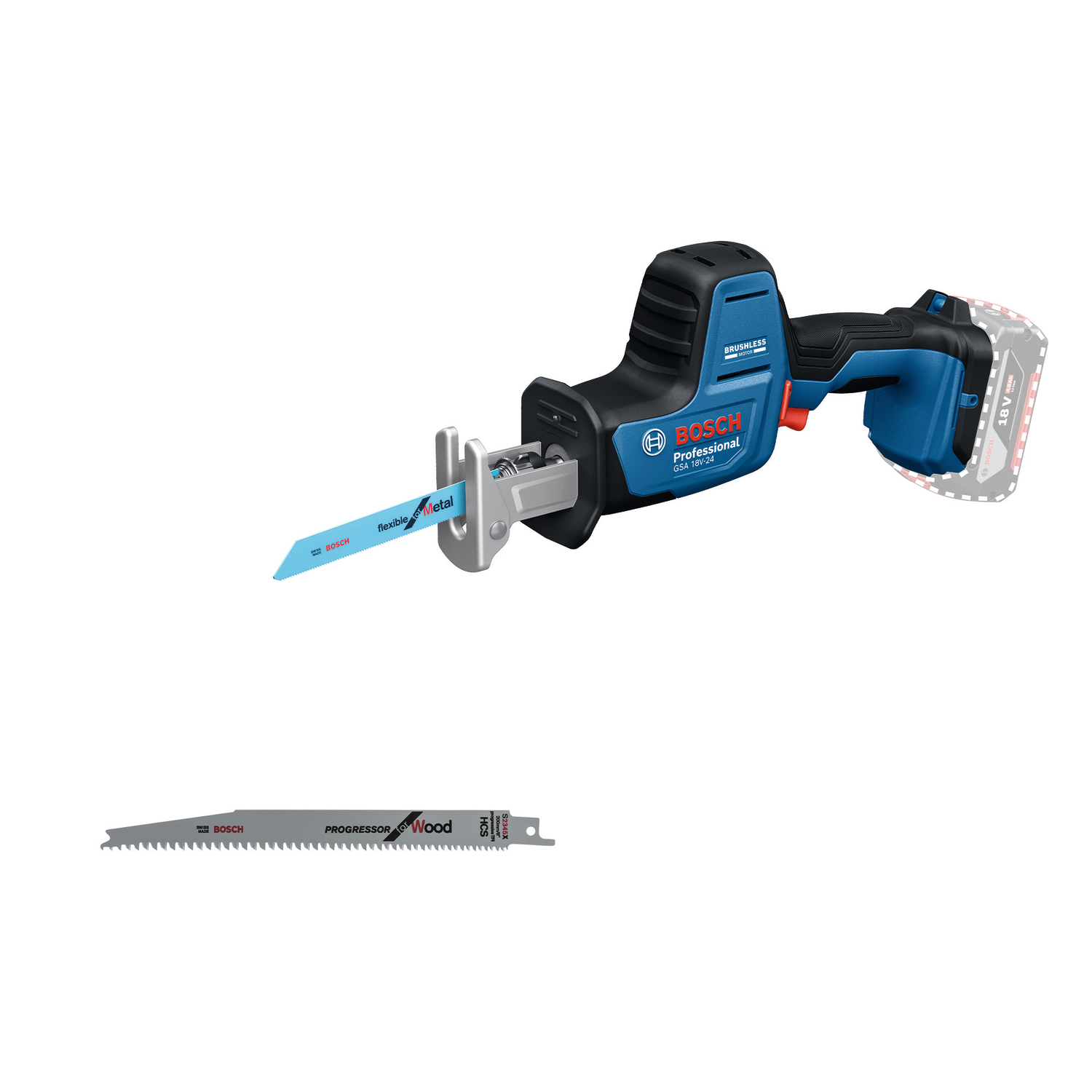 Bosch GSA 18V-24 (solo) Ferastrau sabie Li-Ion, 230mm, fara acumulator in set ProAdvanced PowerfulTools