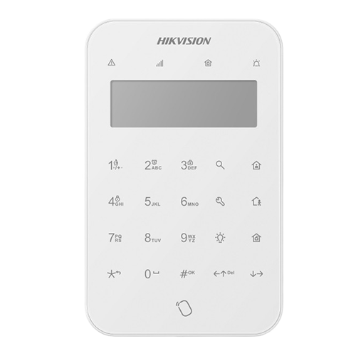 Tastatura cablata cu conectivitate Wireless, LCD, AX PRO Hybrid 868Mhz - HIKVISION DS-PK501LTM-HWE SafetyGuard Surveillance