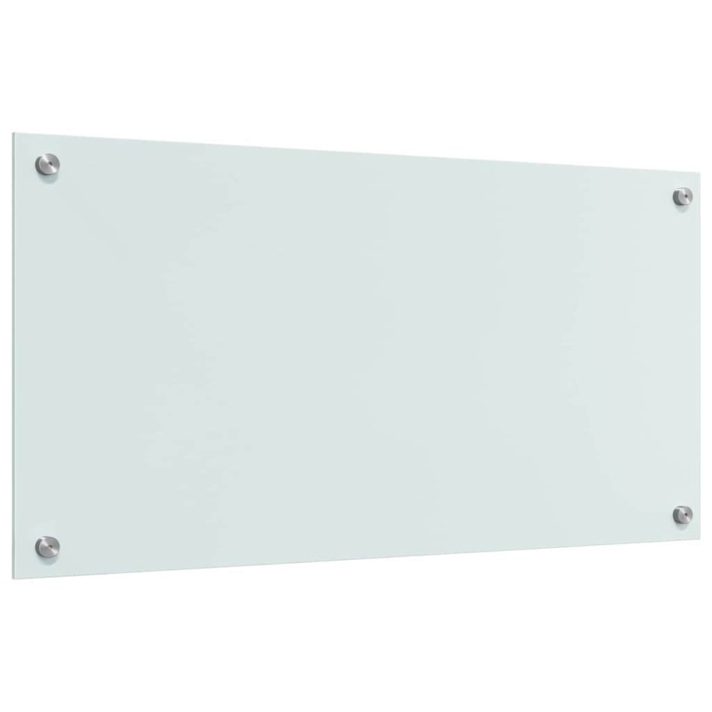 Spate de bucătărie 2 pcs Alb 80 x 40 cm sticlă securizată GartenMobel Dekor