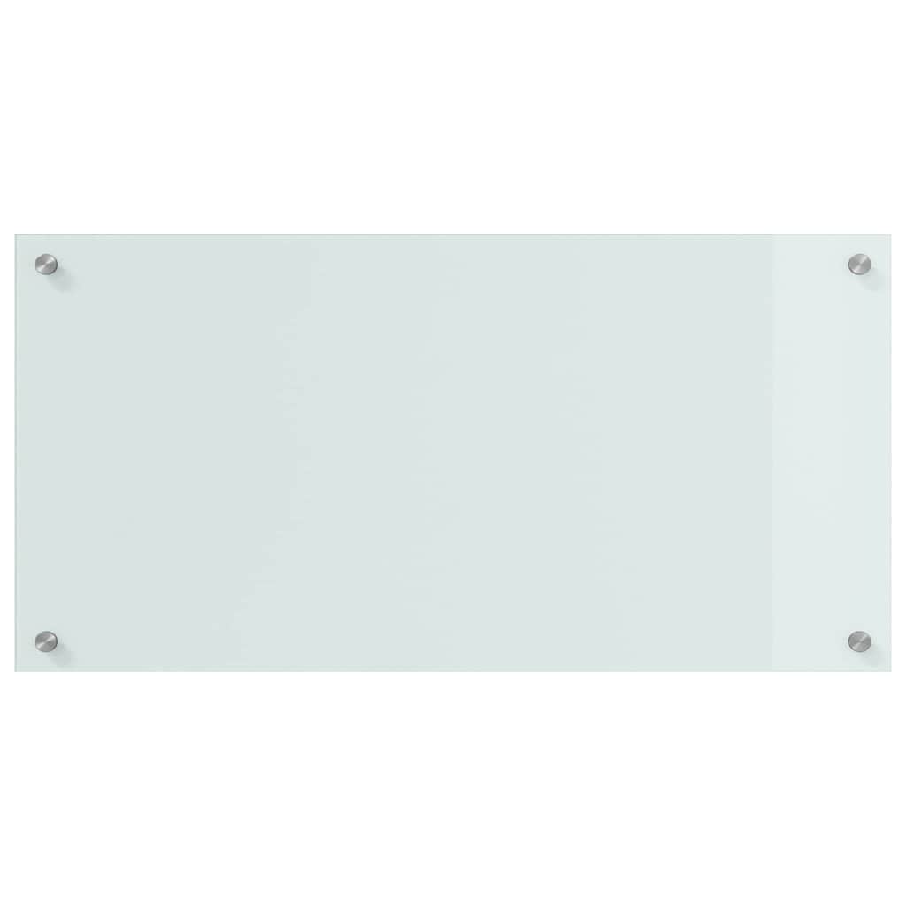 Spate de bucătărie 2 pcs Alb 80 x 40 cm sticlă securizată GartenMobel Dekor