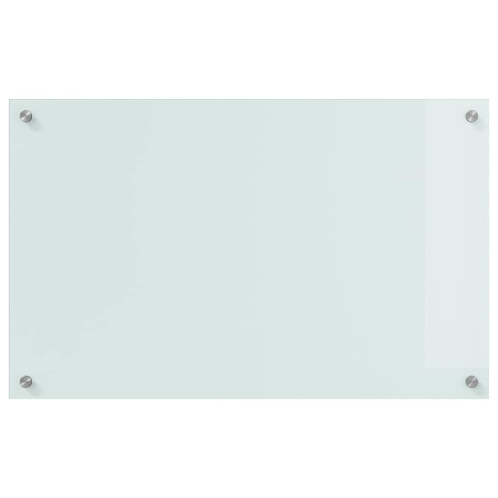 Spate de bucătărie 2 pcs Alb 80 x 50 cm sticlă securizată GartenMobel Dekor