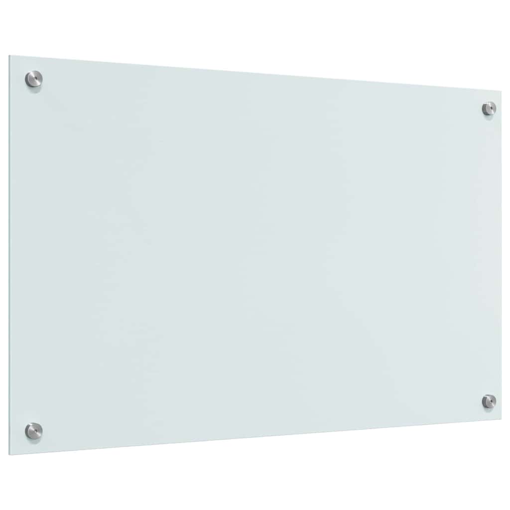 Spate de bucătărie 2 pcs Alb 80 x 50 cm sticlă securizată GartenMobel Dekor
