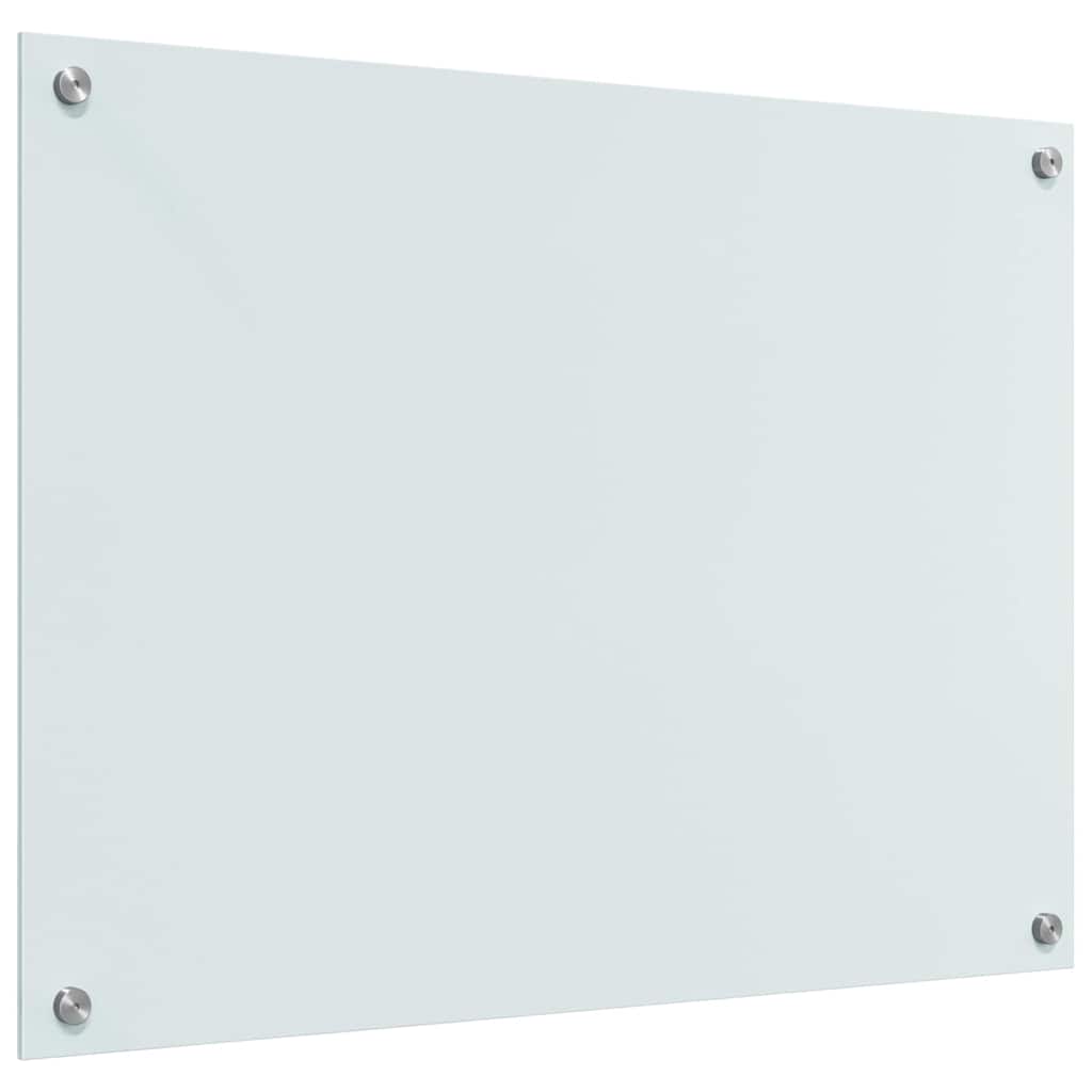 Spate de bucătărie 2 pcs Alb 80 x 60 cm sticlă securizată GartenMobel Dekor