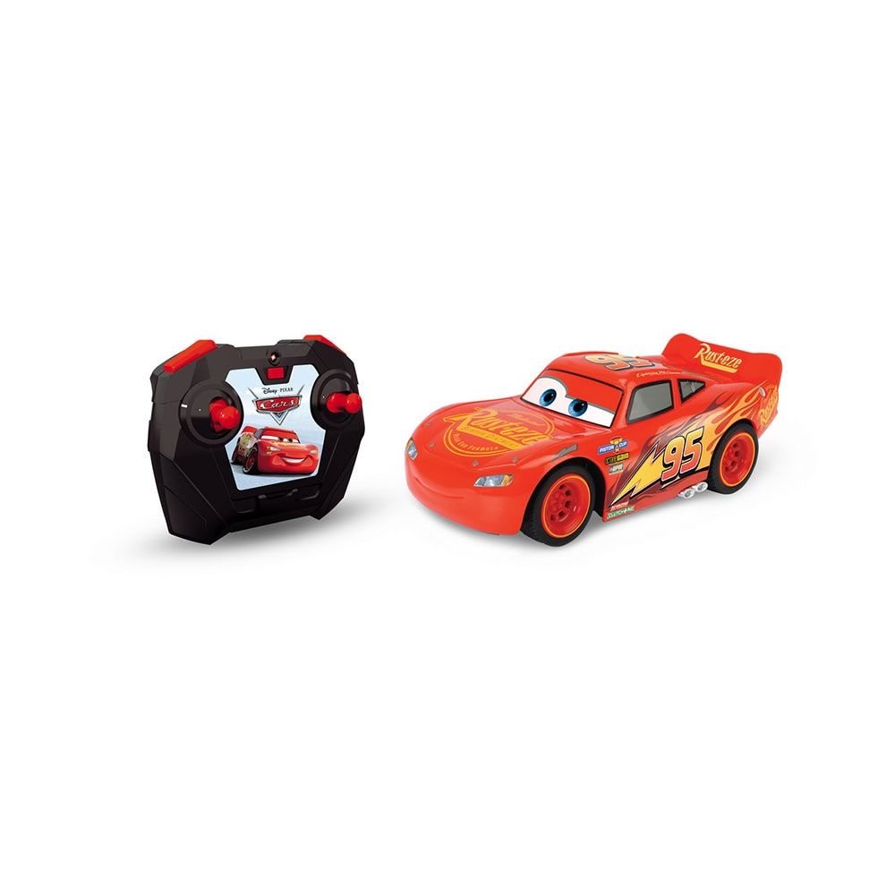 JADA CARS TURBO RACER MASINA CU TELECOMANDA FULGER MCQUEEN SCARA 1 LA 24 SuperHeroes ToysZone