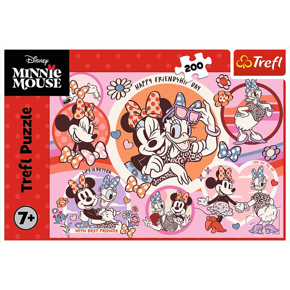 PUZZLE TREFL 200 DISNEY MINNIE MOUSE OBICEIURILE LUI MINNIE SuperHeroes ToysZone