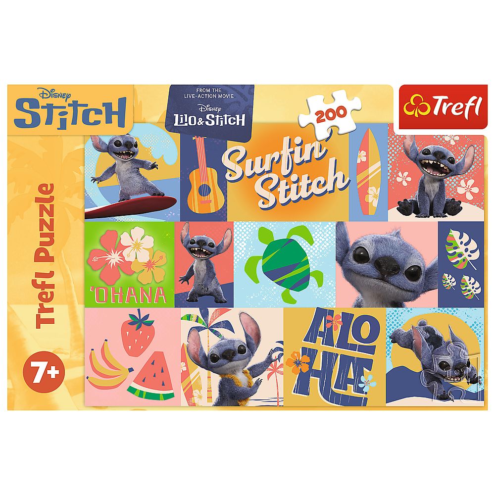 PUZZLE TREFL 200 DISNEY STITCH AVENTURI HAWAIIENE SuperHeroes ToysZone