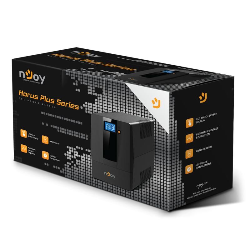 UPS Horus Plus 800 800VA NJOY PWUP-LI080H1-AZ01B SafetyGuard Surveillance