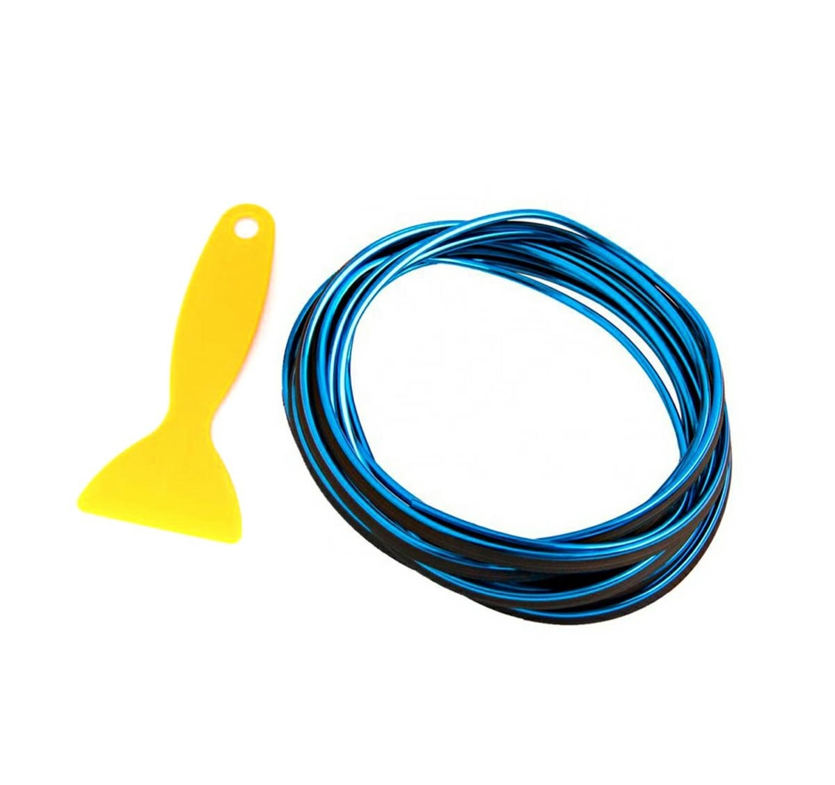 Banda decor interior crom TUNING, 5m, ALBASTRU FAVLine Selection