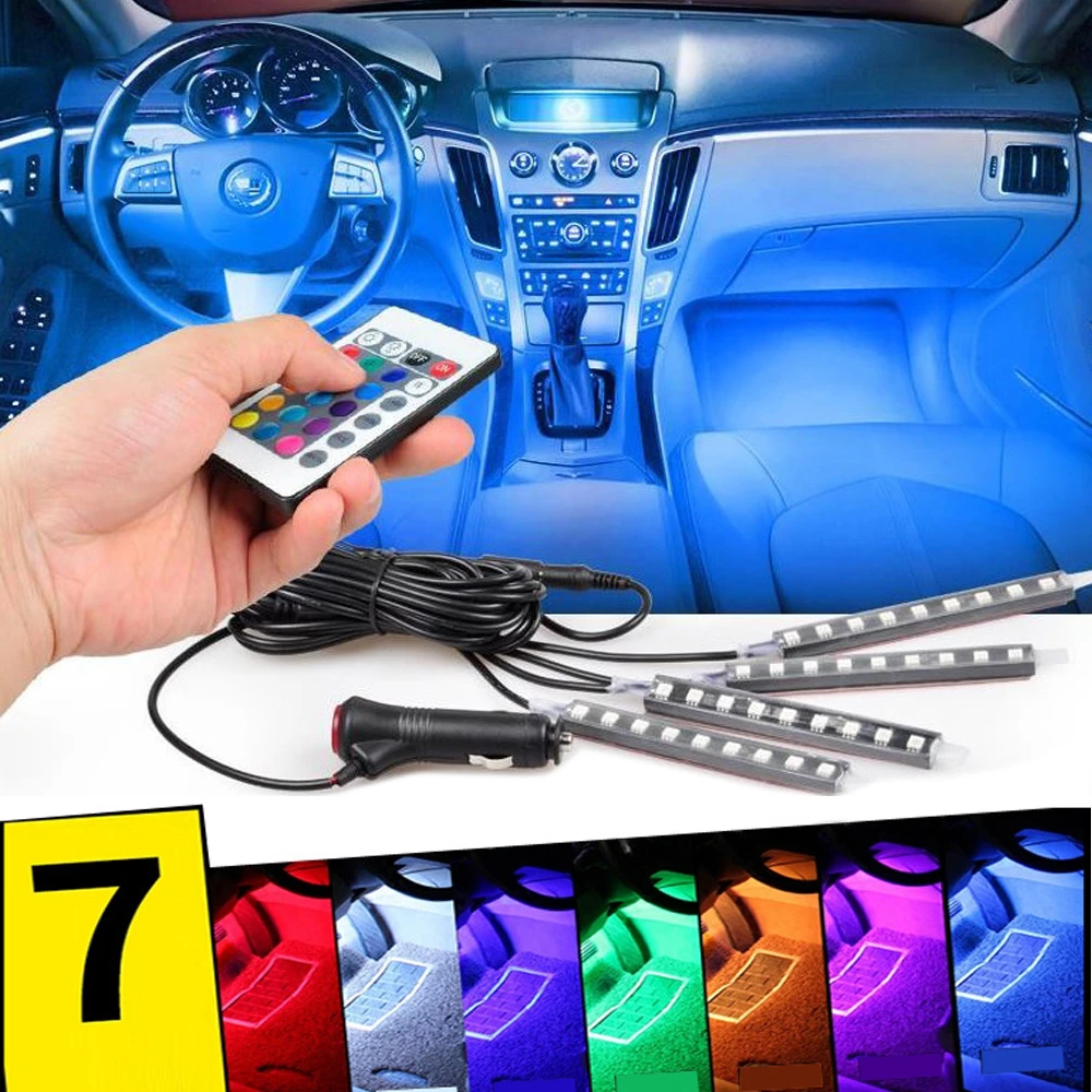 Lumini UnderCar LED - RGB pentru interior sau exterior cu telecomanda - 22cm FAVLine Selection
