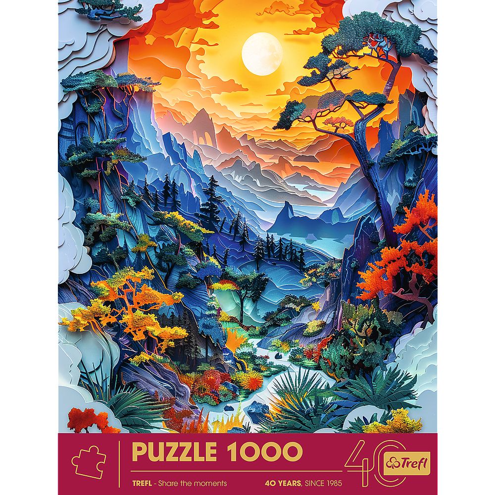 PUZZLE TREFL 1000 EDITIA ANIVERSARA 40 DE ANI 3D DOLINA SuperHeroes ToysZone