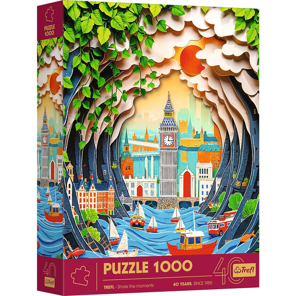 PUZZLE TREFL 1000 EDITIA ANIVERSARA 40 DE ANI 3D LONDRA SuperHeroes ToysZone