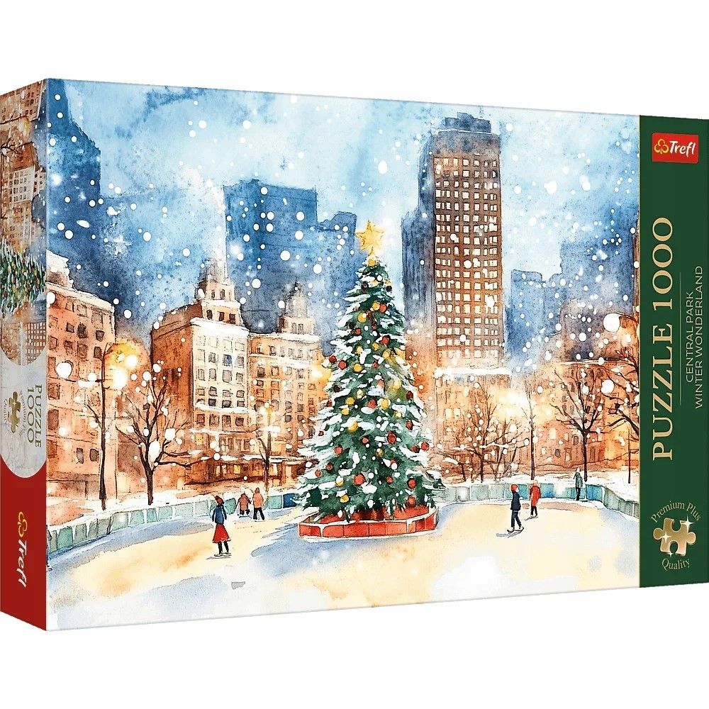 PUZZLE TREFL 1000 PREMIUM PLUS CENTRAL PARK USA WINTER WONDERLAND SuperHeroes ToysZone