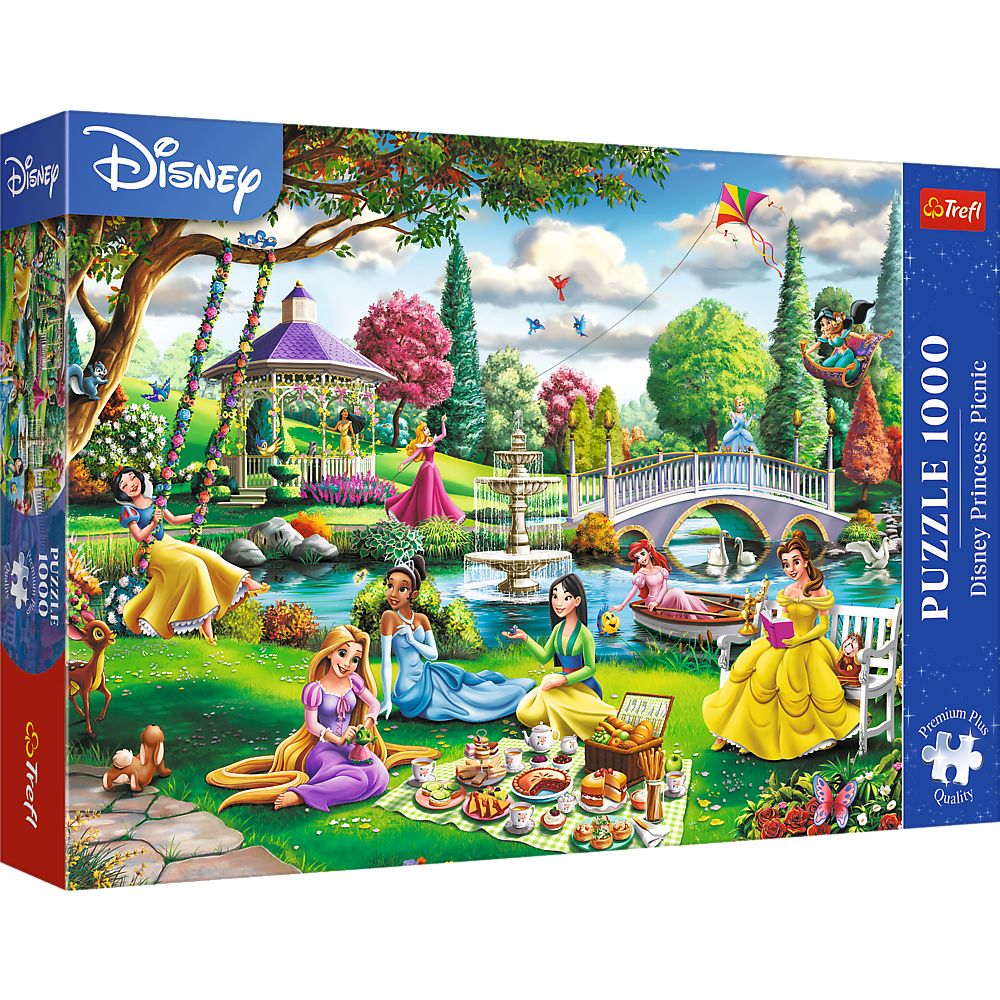 PUZZLE TREFL 1000 PREMIUM PLUS DISNEY PRINCESS PICNIC SuperHeroes ToysZone