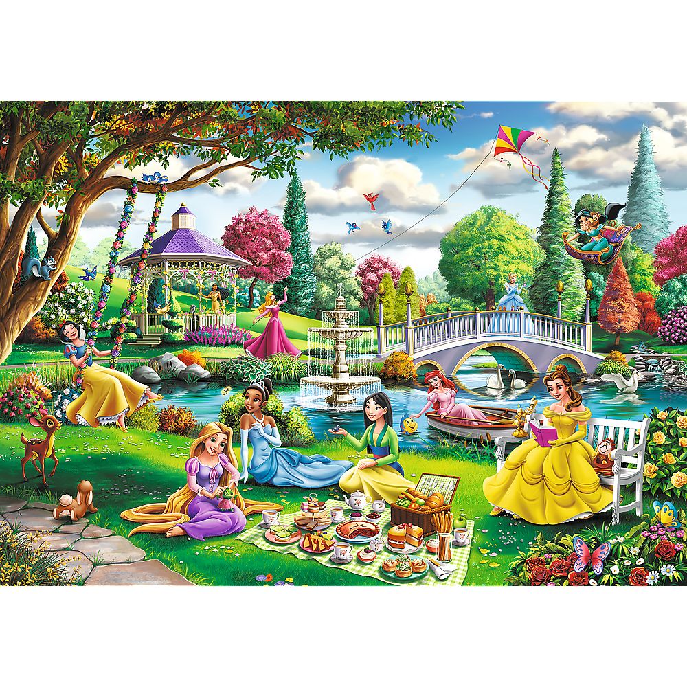 PUZZLE TREFL 1000 PREMIUM PLUS DISNEY PRINCESS PICNIC SuperHeroes ToysZone