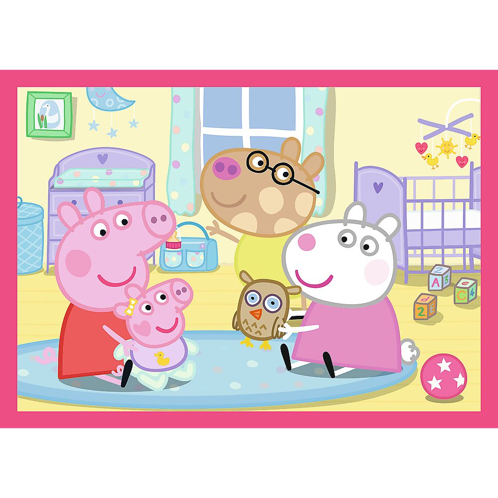 PUZZLE TREFL 4IN1 PEPPA PIG IUBESTE AVENTURILE SuperHeroes ToysZone