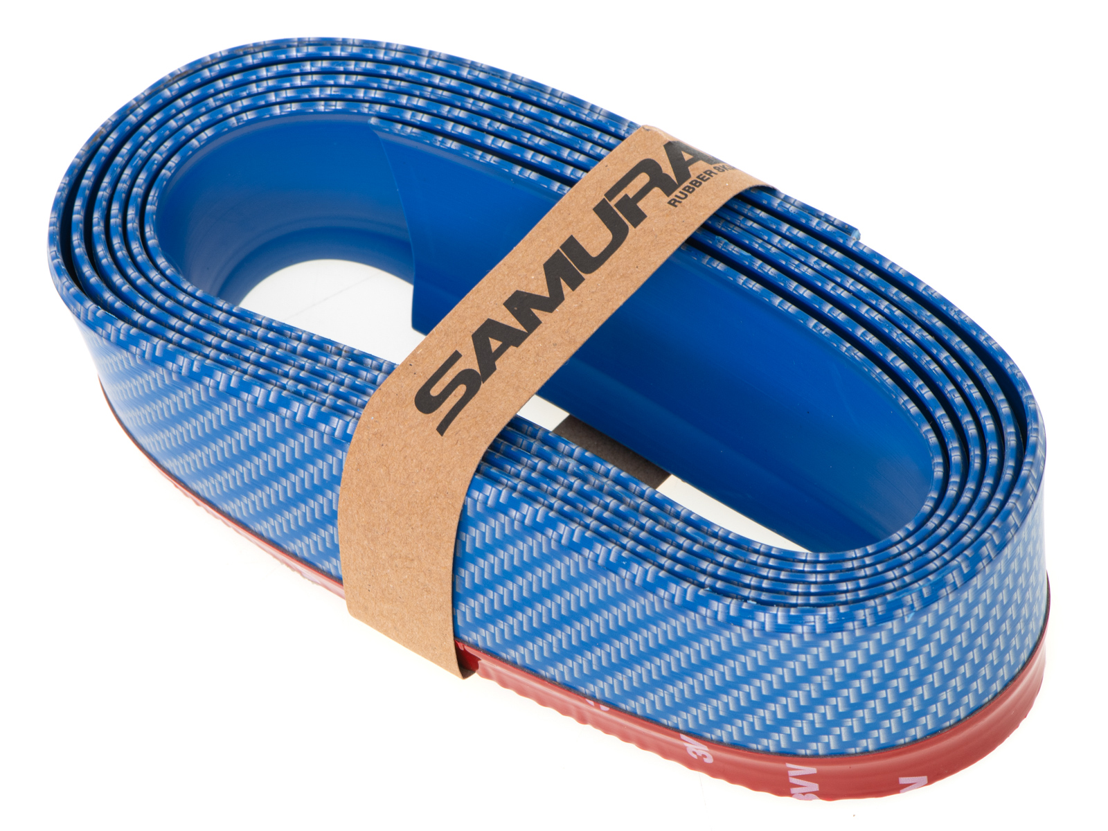 Protectie spoiler, prelungire bara fata/spate din cauciuc, culoare CARBON Albastru FAVLine Selection