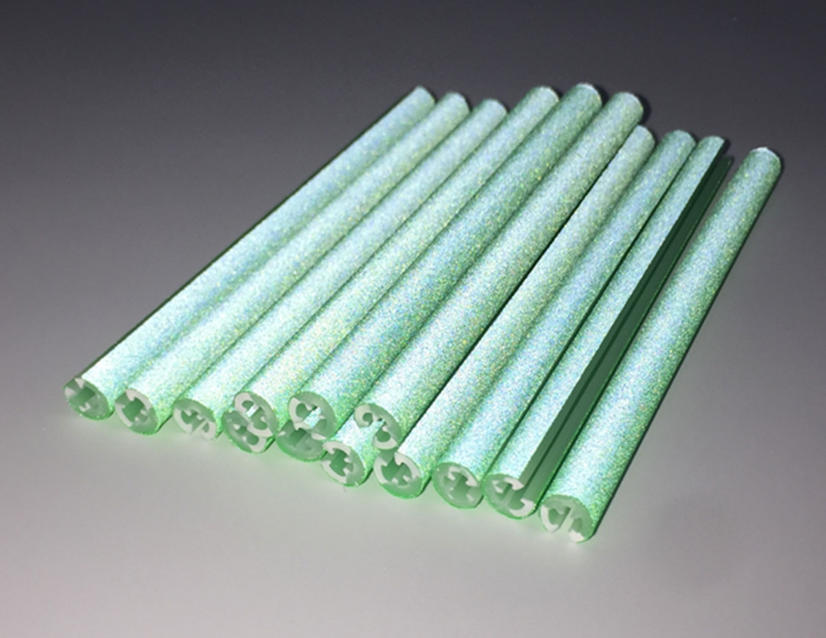 Set 12 ornamente din material reflectorizant pentru spite bicicleta, culoare verde FAVLine Selection