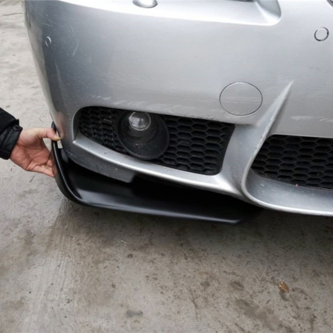 Set 2 buc. aripioare Racing, prelungire bara tuning din plastic culoare neagra FAVLine Selection