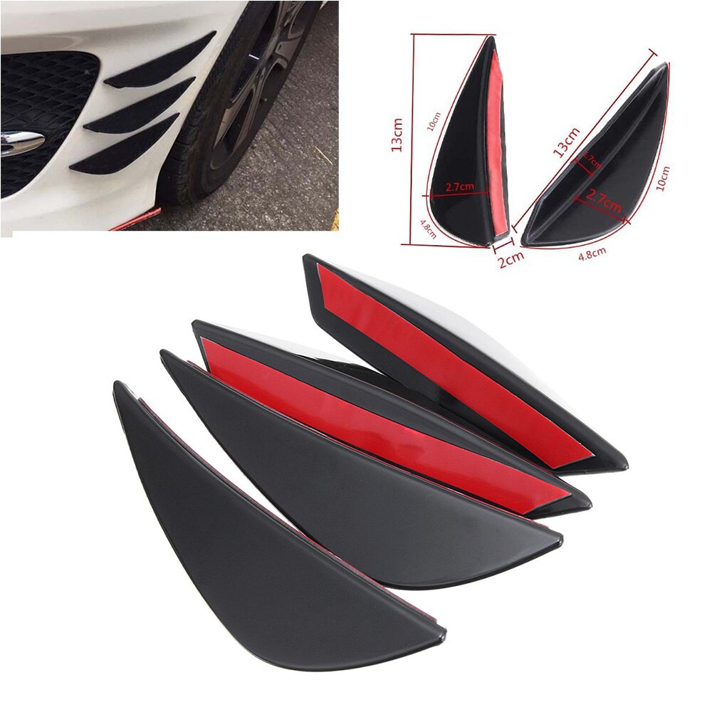 Set 4 buc. aripioare ornamentale bara tuning, culoare neagra FAVLine Selection