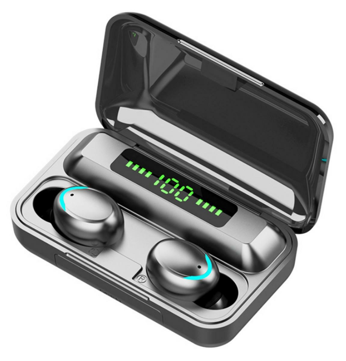 Casti fara fir TWS Ear Drops F9 cu statie de andocare/incarcare FAVLine Selection