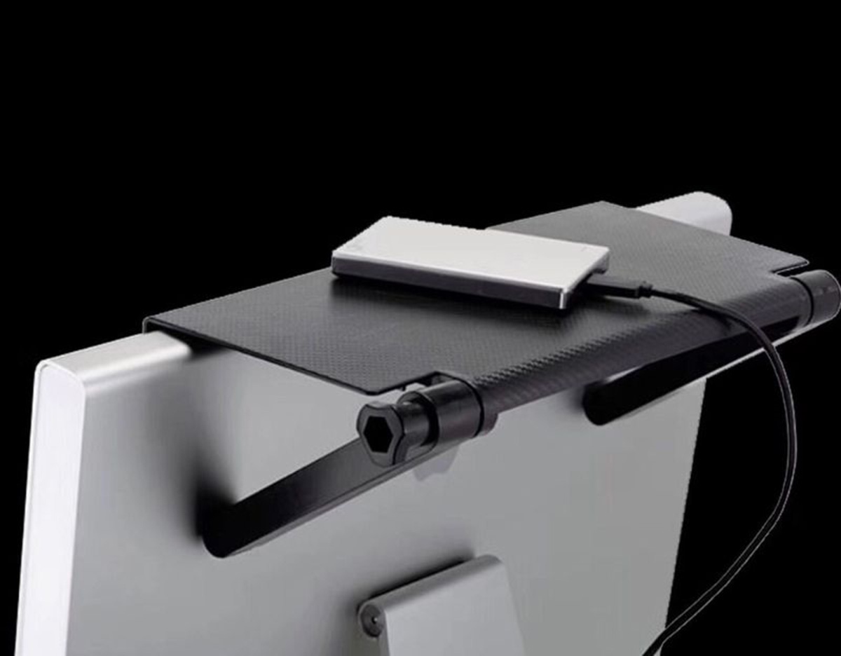 Etajera TV / Monitor din ABS, reglabila, dimensiune 33 x 16.5 cm FAVLine Selection