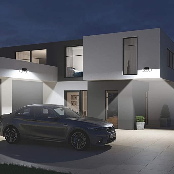 Lampa Solara LED, reglabila, model TRIO, cu senzor crepuscular si senzor de miscare FAVLine Selection