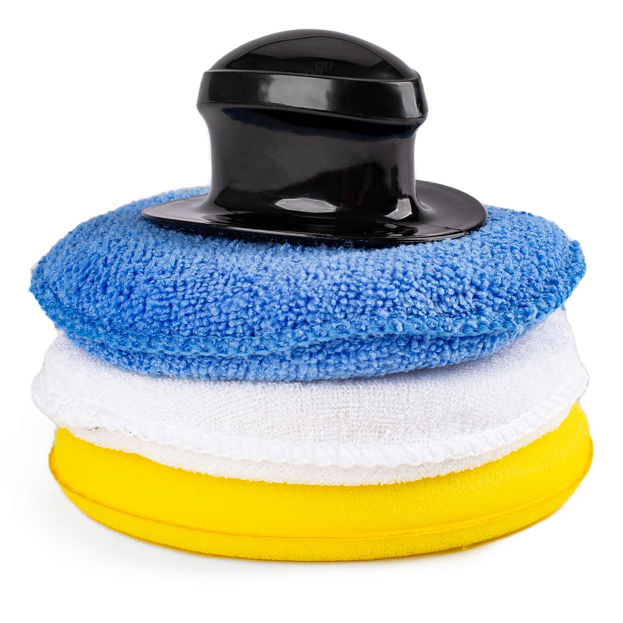 Set bureti pentru curatare, polisare si slefuire, 3 x 125 mm, cu maner FAVLine Selection